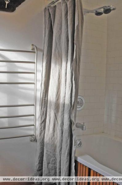 traditional shower curtains by Rough Linen