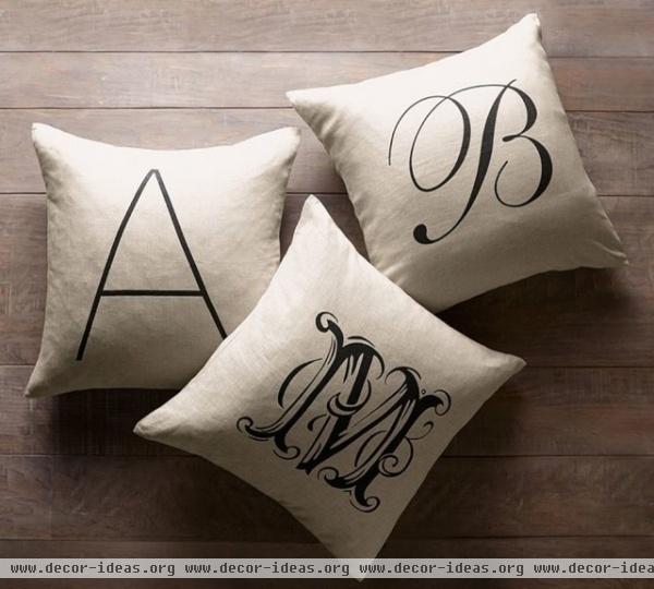 contemporary pillows by Pottery Barn