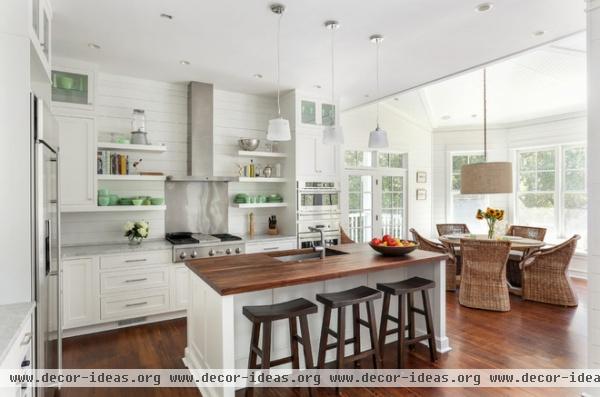 beach style kitchen by Matthew Bolt Graphic Design