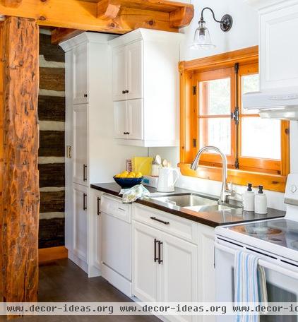 rustic kitchen by FIG Interiors