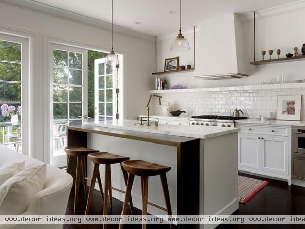 transitional kitchen by Kathleen Bost Architecture + Design