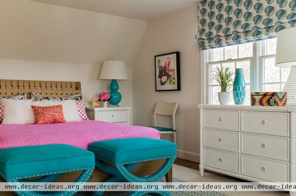 contemporary bedroom by Katie Rosenfeld Design