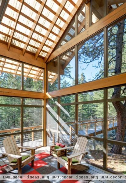 modern porch by Balance Associates Architects