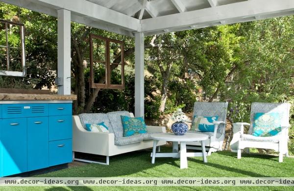 eclectic porch by Shannon Ggem ASID