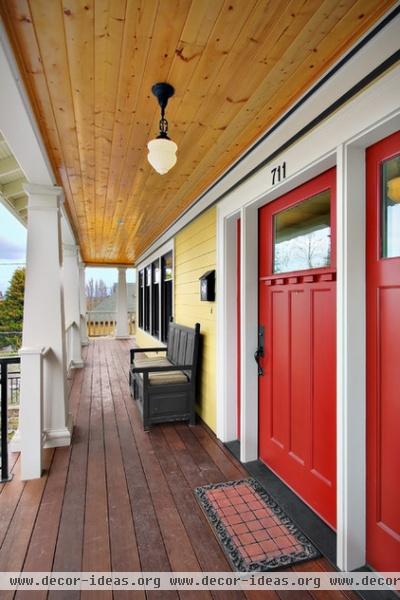 craftsman porch by Goforth Gill Architects