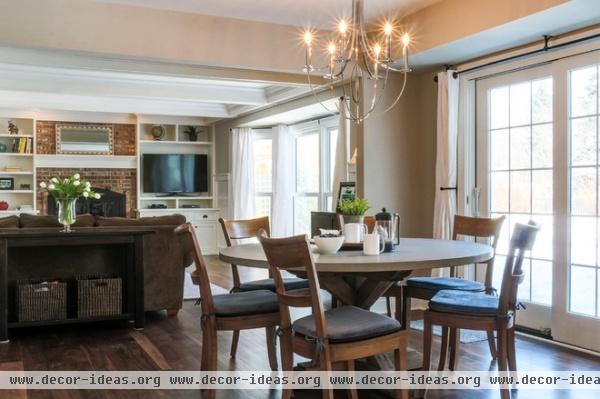 traditional dining room by Redstart Construction Inc.