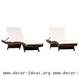 traditional outdoor chaise lounges by Great Deal Furniture