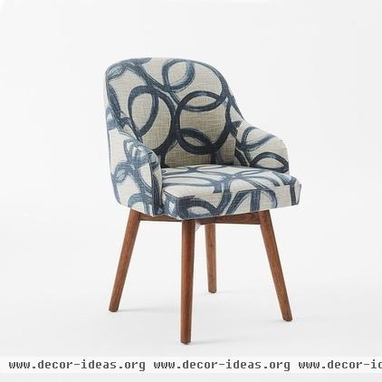 midcentury chairs by West Elm