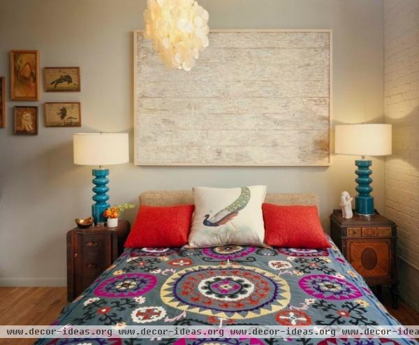 eclectic bedroom by Ondine Karady Design