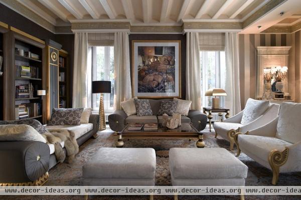 eclectic living room by COLECCION ALEXANDRA