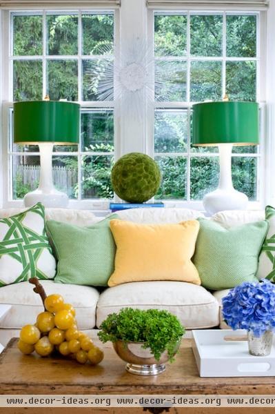 eclectic family room by Sara Tuttle Interiors