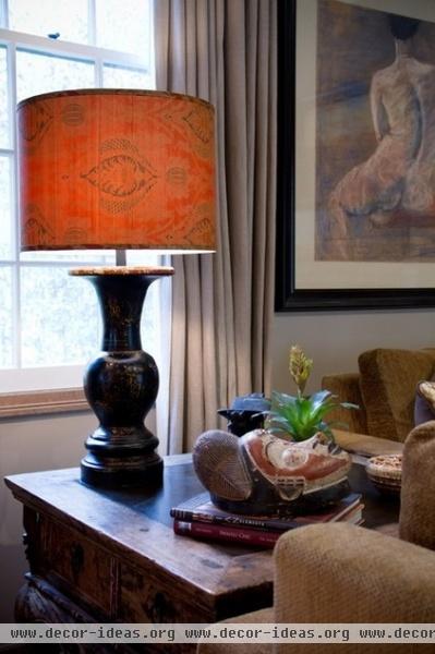 traditional family room by Charmean Neithart Interiors, LLC.