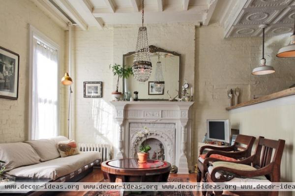 rustic living room by Laura Garner