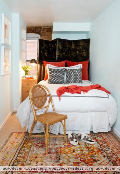 eclectic bedroom by J+G Deisgn LLC