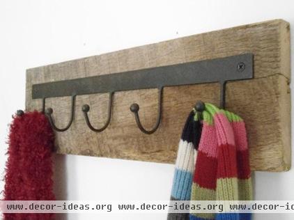 rustic hooks and hangers by Etsy