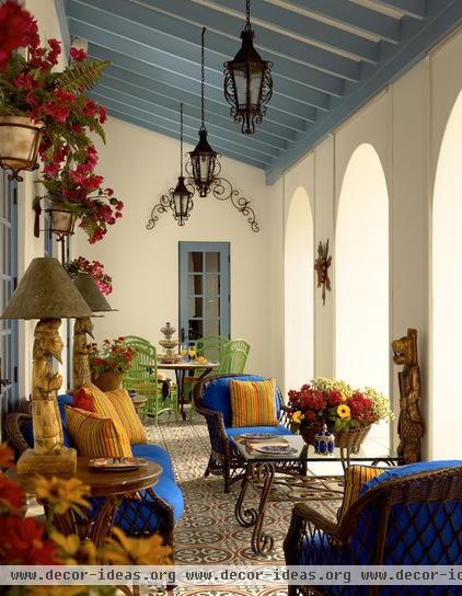 mediterranean patio by GIL WALSH INTERIORS