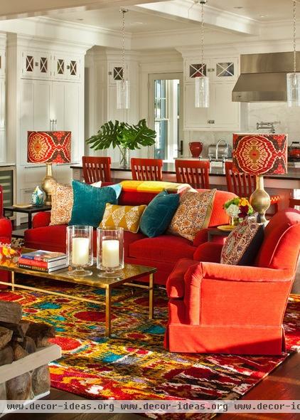 eclectic family room by JBM DESIGNS LLC