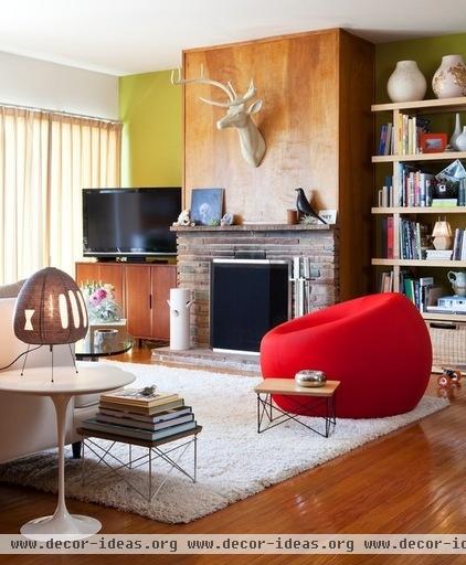 eclectic living room by Janel Holiday Interior Design