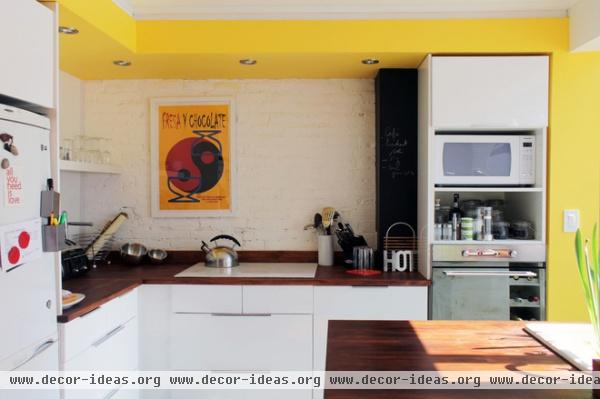 eclectic kitchen by Laura Garner