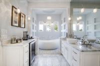 Upload of the Day: A Mini Fridge in the Master Bathroom? Yes, Please!