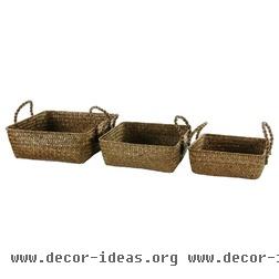 traditional baskets by Oriental Furniture