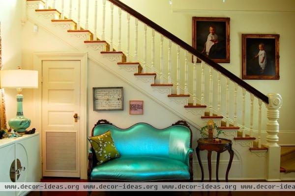 traditional staircase by Corynne Pless