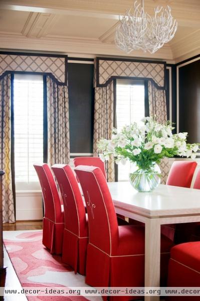 traditional dining room by Tobi Fairley Interior Design