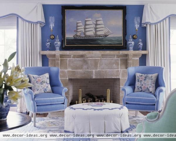 traditional living room by Anthony Baratta LLC