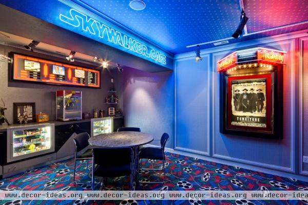 contemporary media room by Maryland Photography Inc.