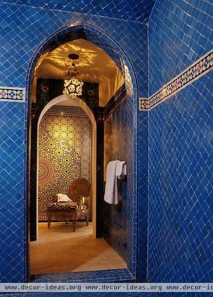 mediterranean bathroom by Chris Barrett Design