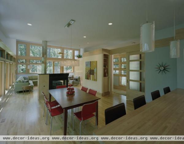 modern dining room by deMx architecture