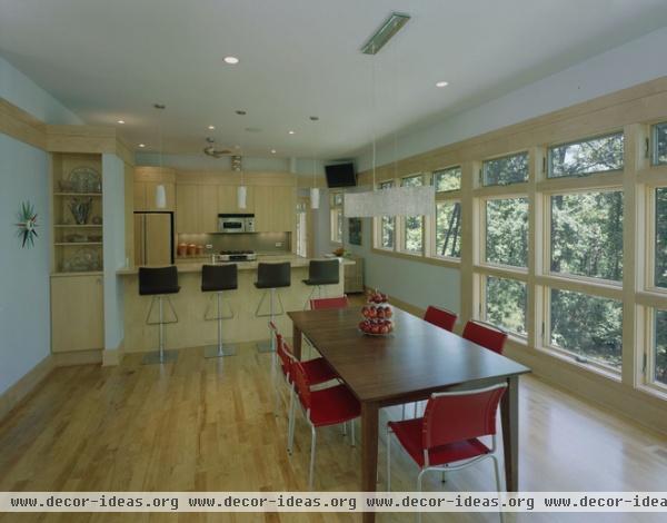 modern dining room by deMx architecture