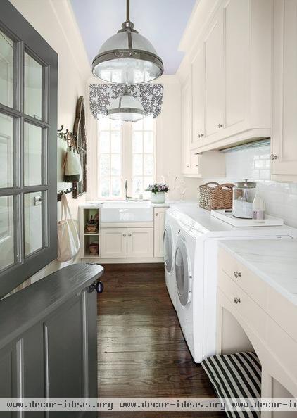 traditional laundry room by Southern Living