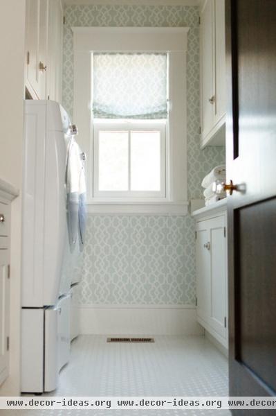 traditional laundry room by Caitlin Wilson