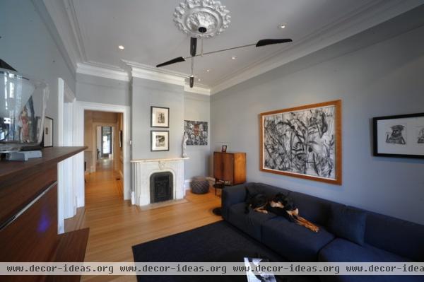 contemporary living room by Todd Davis Architecture