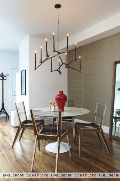 modern dining room by Croma Design Inc