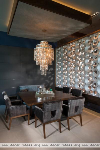 modern dining room by Maggetti Construction Inc.