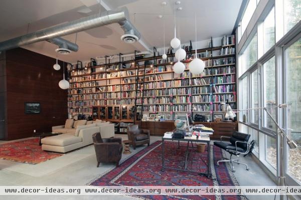 modern family room by BWArchitects (formerly Basil Walter Architects)