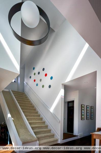 contemporary staircase by Inertia Corporation