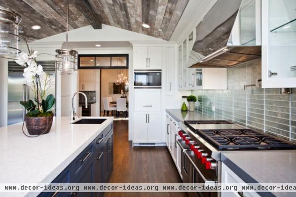 transitional kitchen by White Picket Fence, Inc