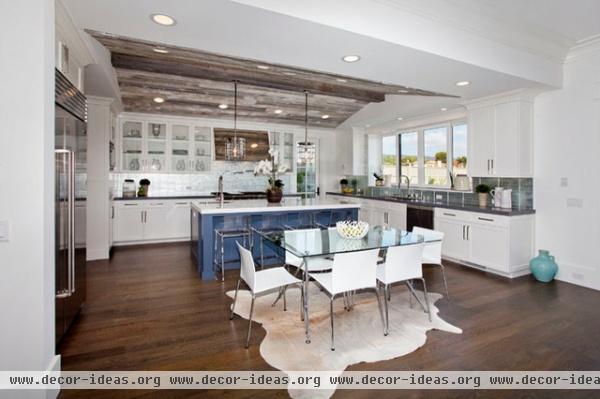 transitional kitchen by White Picket Fence, Inc