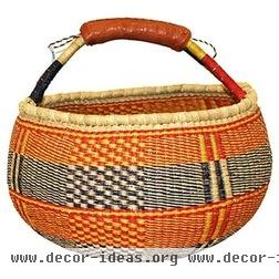 eclectic baskets by Acapillow Home Furnishings