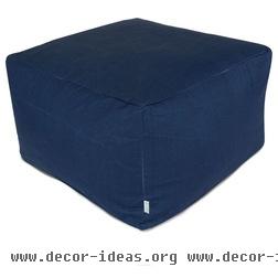 modern ottomans and cubes by Majestic Home Goods