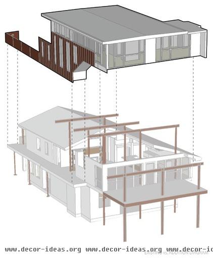 contemporary rendering by Tongue & Groove