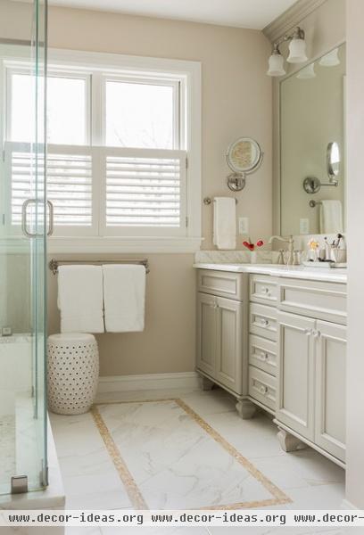 traditional bathroom by David Sharff Architect, P.C.