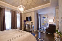 Stencil Your Ceiling for a Luxurious Look