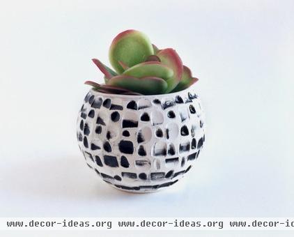 eclectic indoor pots and planters by Etsy