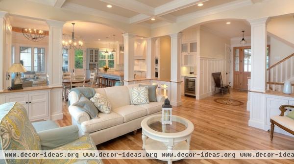 traditional living room by MAC Custom Homes