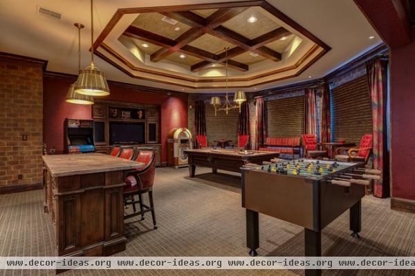 traditional family room by Connie Anderson Photography