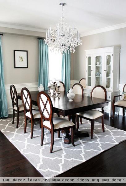 traditional dining room by AM Dolce Vita